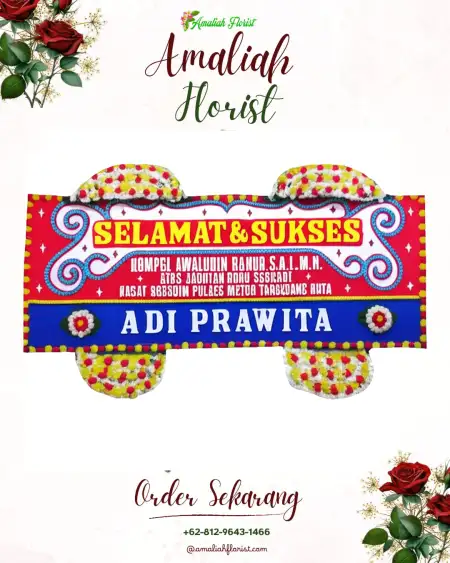 Papan Bunga Ucapan Selamat Oksamol